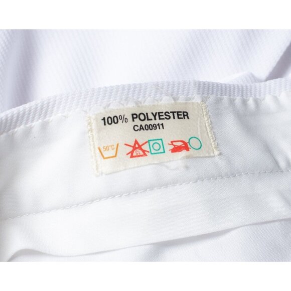 Vintage 80s Days Mens 32x36 Unhemmed Straight Leg Chino Pants White - Picture 9 of 9